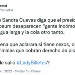 Perro Tuitazo: que aclaren si Sandra Cuevas tiene nexos con el crimen 