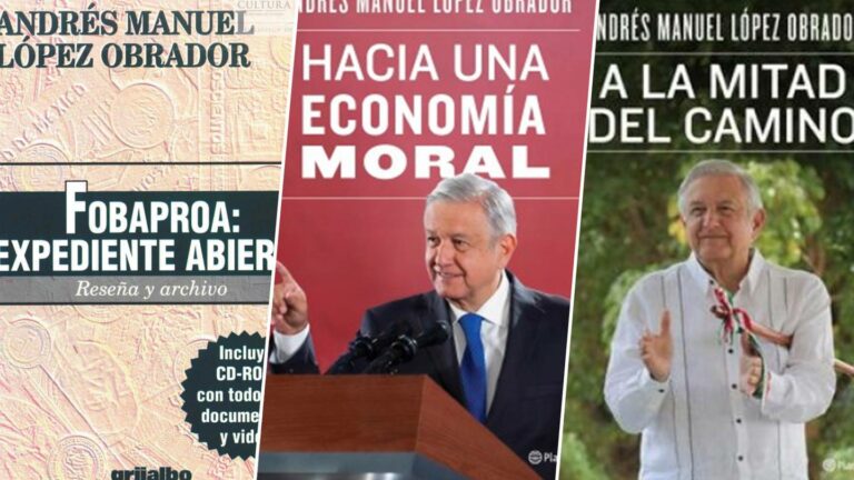 Libros de AMLO; &#8220;A la mitad del camino&#8221; un éxito