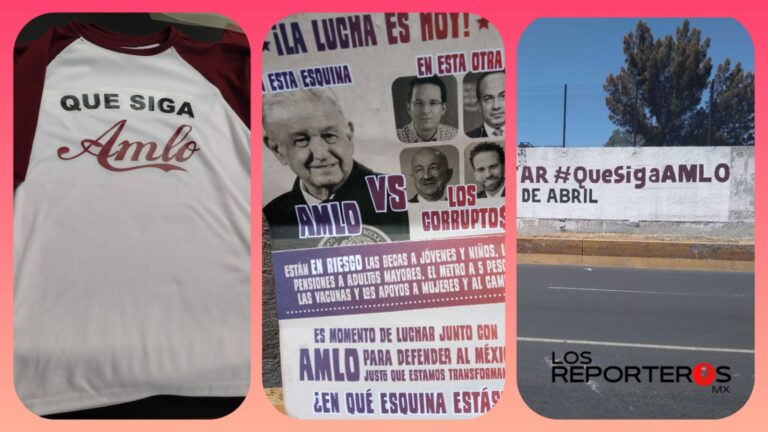 Mientras INE sabotea Revocación, pobladores usan sus propios recursos para imprimir carteles, pintar bardas y estampar playeras a favor de la democracia 