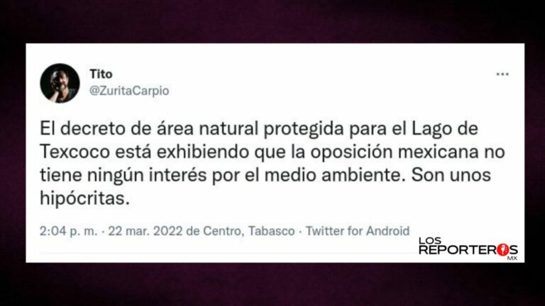 Conservadores desechan su discurso ecologista y lamentan que Lago de Texcoco sea área protegida