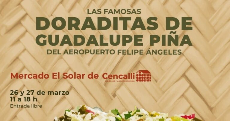 Doña Lupita ,famosa por sus doraditas y tlayudas en el AIFA venderá sus productos en Los Pinos