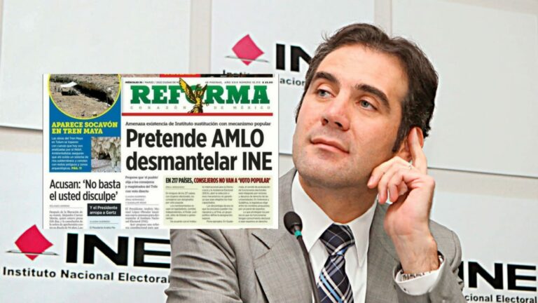 AMLO reitera cambios al INE; diario Reforma lo acusa de intentar &#8220;desmantelar&#8221; al órgano electoral
