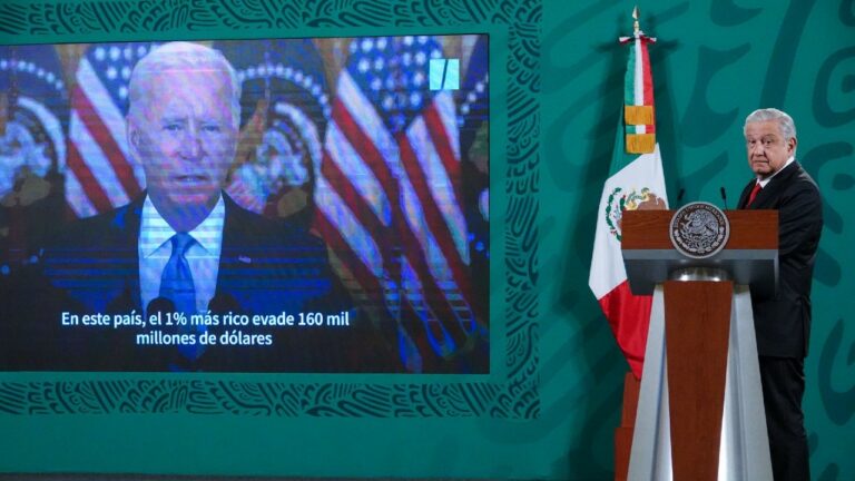 Respalda AMLO a Biden con relación a los impuestos; “que los fifís no piensen que el pago de impuestos es un asunto nuestro”, dice