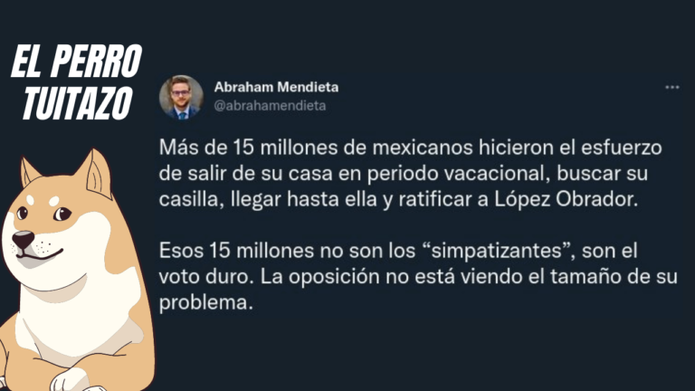 El perro tuitazo: la oposición no imagina lo se le avecina