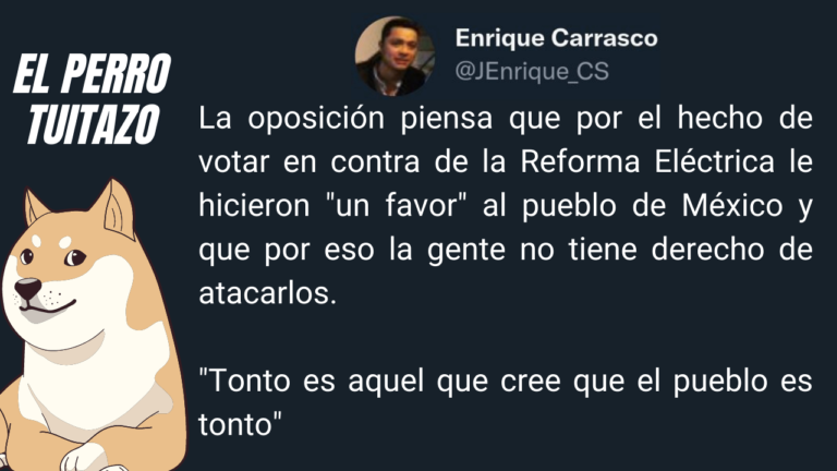 El perro tuitazo: el pueblo no es tonto
