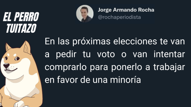 El perro tuitazo: con qué cara saldrá a pedir votos la oposición