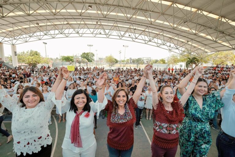 Sheinbaum visita Quintana Roo para apoyar a Mara Lezama