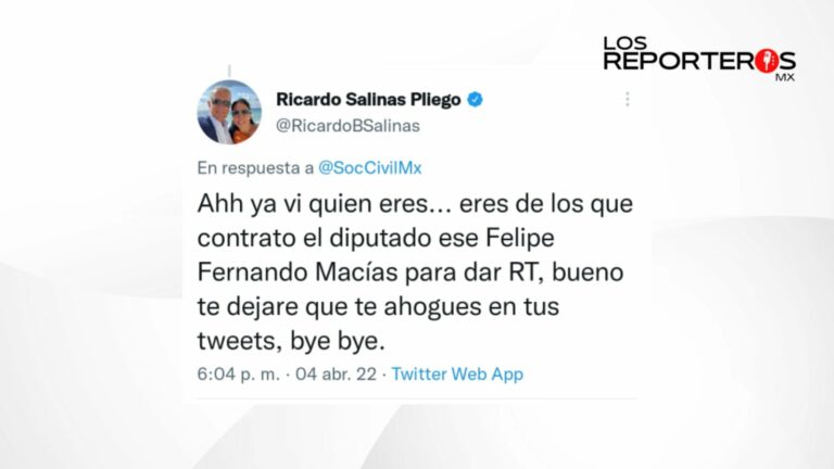 Ricardo Salinas expone quienes están detrás de “Sociedad Civil México&#8221;