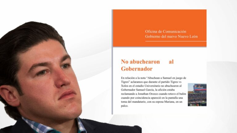 Samuel García pretende que todos aquellos que le falten al respeto sean arrestados