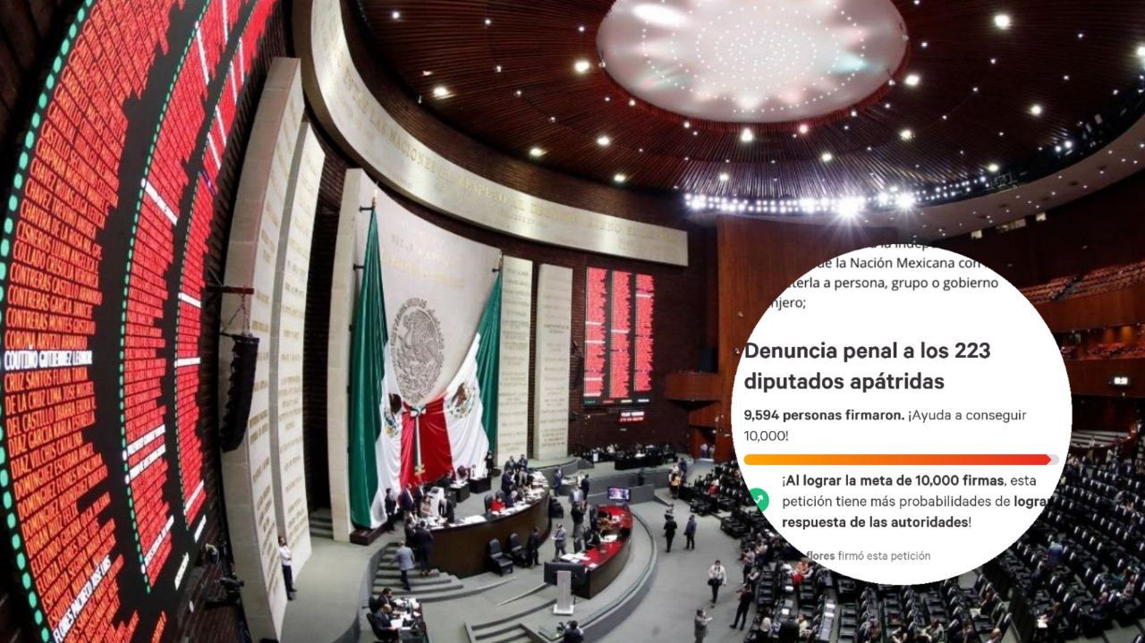 Petición de Chance.org busca sanciones contra legisladores traidores a la patria