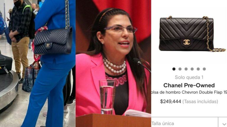 Diputada priista Marcela Guerra es captada viajando a Dallas en clase premier y con bolso de Chanel de casi 250 mil pesos
