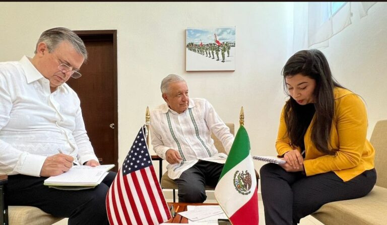 Ebrard viajará a Washington, revela AMLO tras llamada con Biden