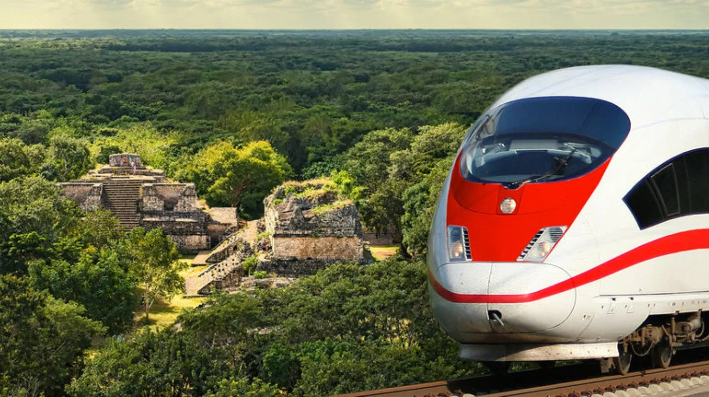AMLO no descarta expropiar terrenos a inmobiliarias para concluir Tren Maya; faltan 30 de 1500 kilómetros de derecho de vía