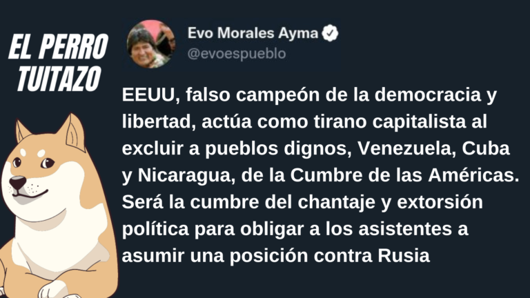 El perro tuitazo: Estados Unidos, el tirano capitalista