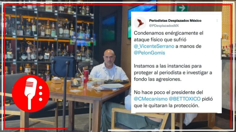 Condena Periodistas Desplazados México agresión a Vicente Serrano