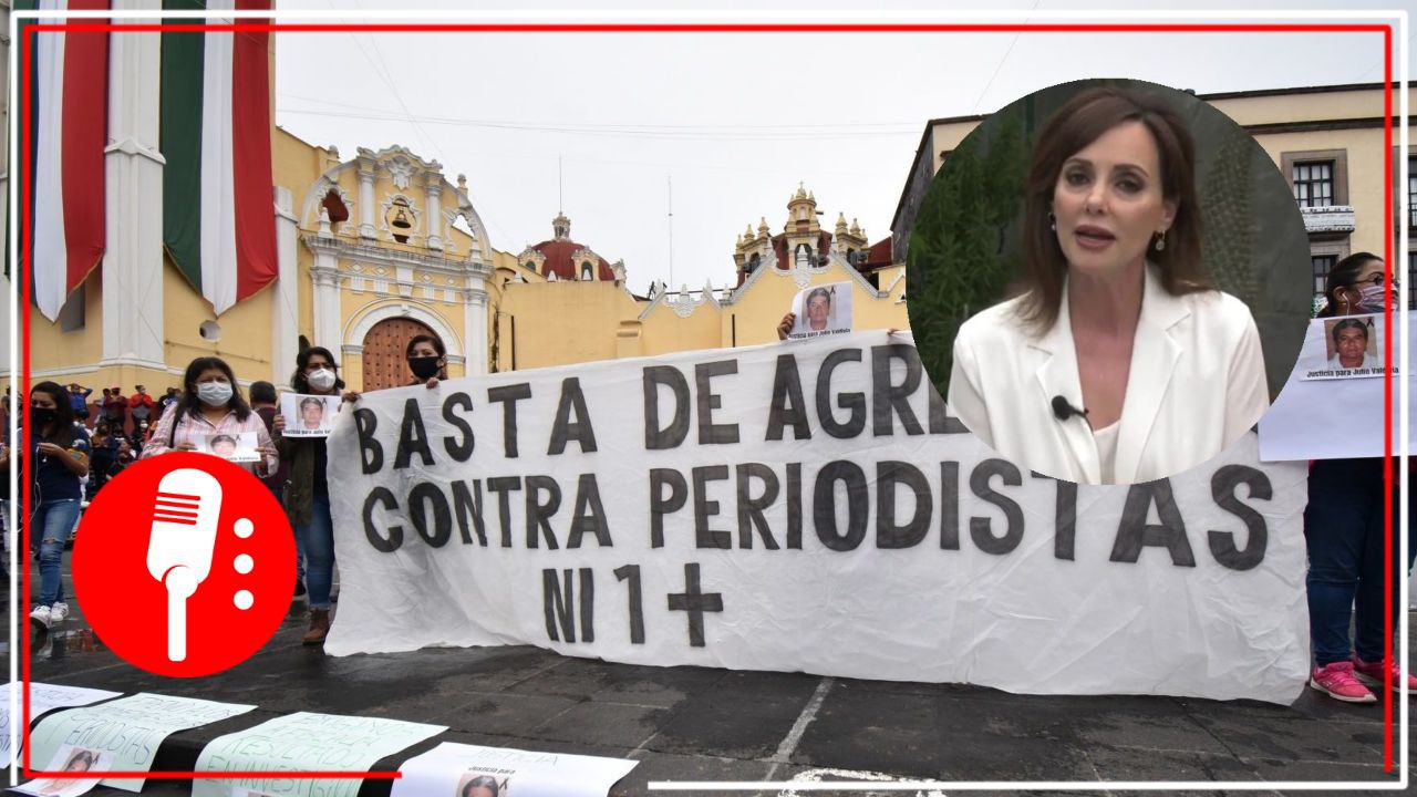 Senadora Lilly Téllez amenaza a periodista Vicente Serrano