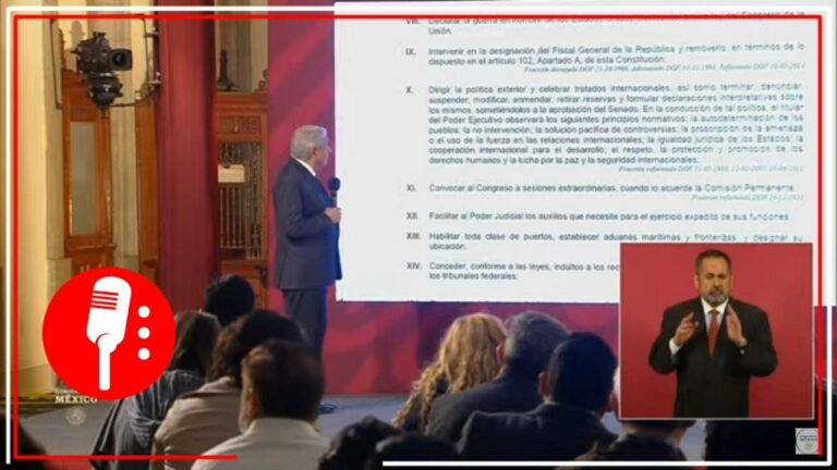 AMLO da cátedra de soberanía durante la mañanera; insiste en que no se excluya a nadie de la Cumbre de las Américas