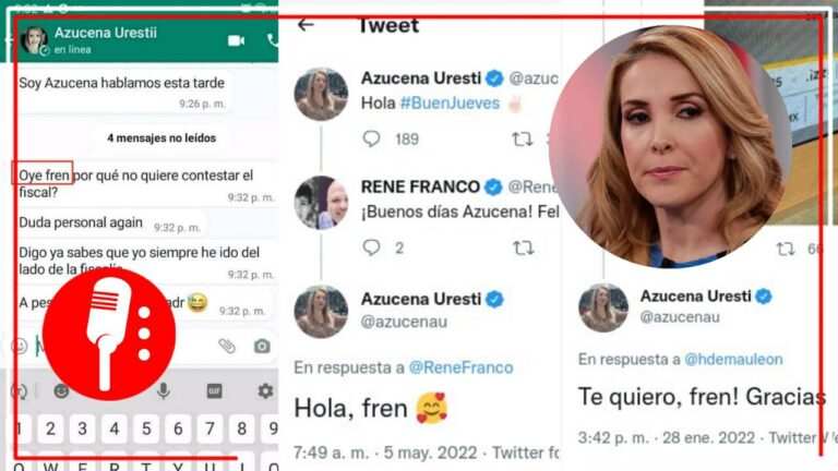 Azucena Uresti niega haber mandado mensajes al padre de Debanhi, pero evidencias de Twitter la contradicen