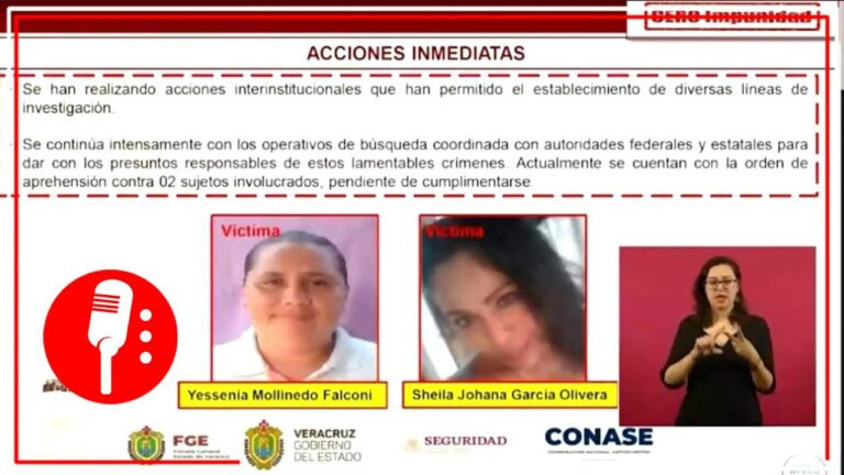 Cero Impunidad: Presuntos asesinos de las periodistas Yessenia Mollinedo y Johana García, ya cuentan con orden de aprehensión