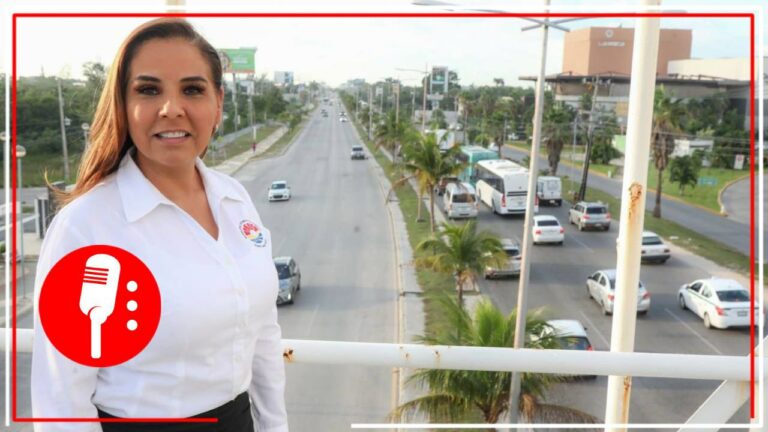Tras haber gestionado la obra con AMLO en 2021, Mara Lezama anuncia que el 16 junio comenzará la rehabilitación del Boulevard Colosio de Cancún