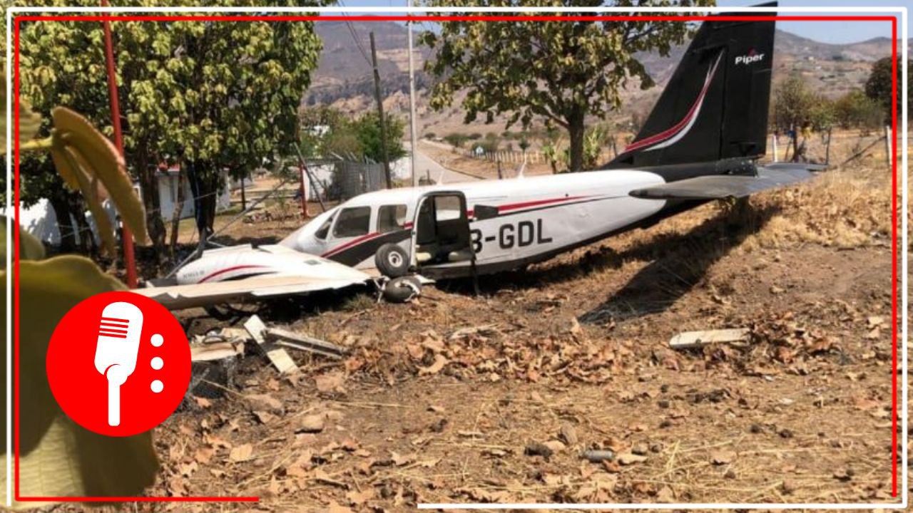 Geraldine Ponce, alcaldesa de Tepic, sufre accidente aéreo al despolmarse avioneta en la que viajaba