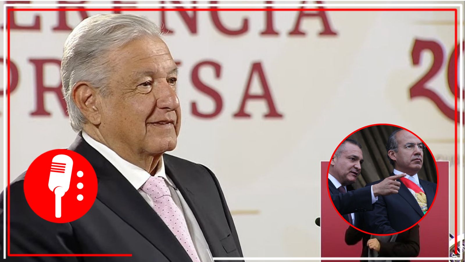 Revela AMLO que dinero del caso García Luna fue a parar hasta Los Pinos