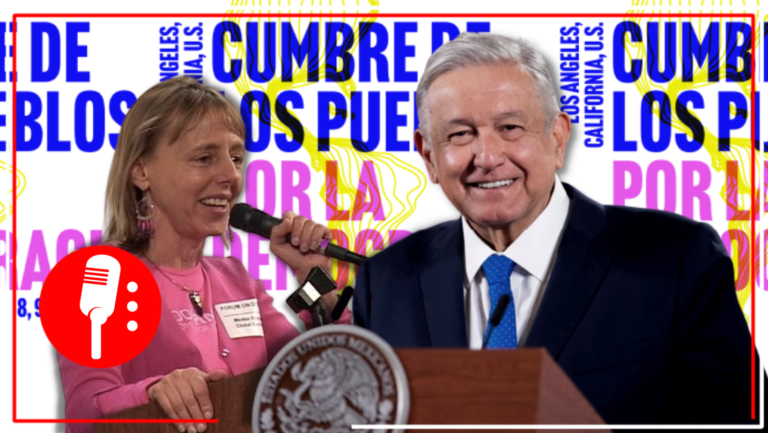 Medea Benjamin, activista por la paz y fundadora de CODEPINK, nombró al presidente Andrés Manuel López Obrador como la persona más importante de la Cumbre de las Américas