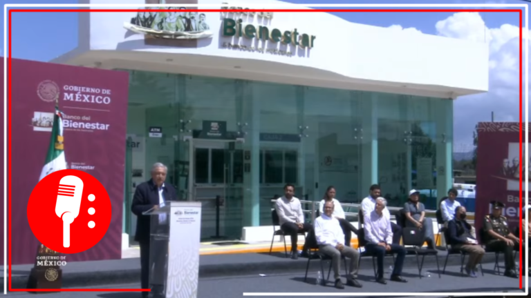 Inaugura AMLO Banco del Bienestar en Edomex