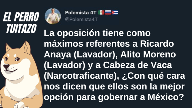 El perro tuitazo: ¿Con qué cara la oposición pide el voto?