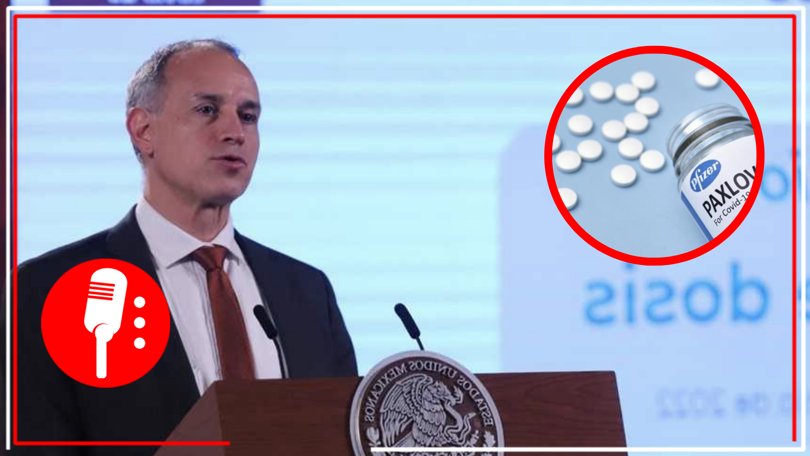 El subsecretario de salud, Hugo López-Gatell, informó que México adquirirá entre 300 y 500 mil tratamientos de Paxlovid