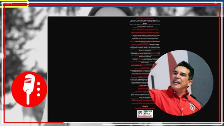 &#8220;Corriente Crítica por la Reconstrucción del PRI&#8221; hackea página de Carolina Viggiano; exigen renuncia de &#8220;Alito&#8221;
