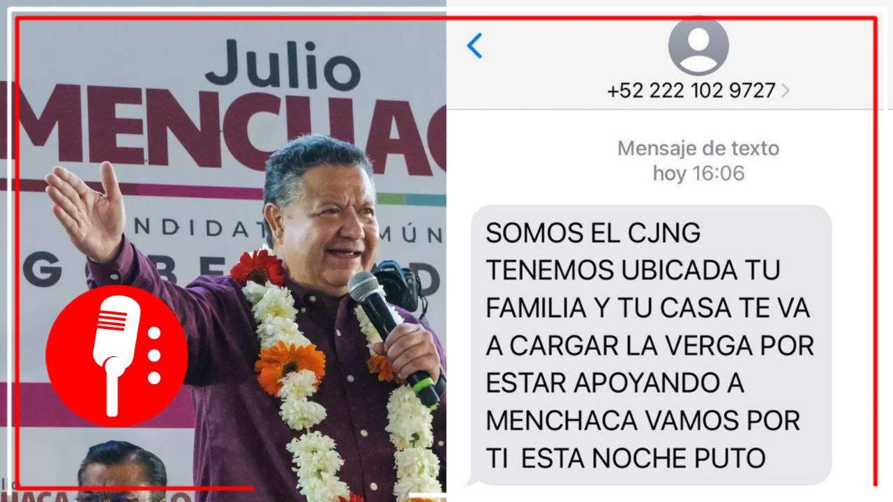 Presuntos miembros del CJNG amenazan a simpatizantes de Julio Menchaca