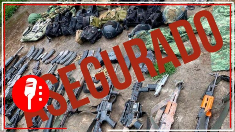 Guardia Nacional y ministeriales abaten a 10 delincuentes fuertemente armados y detiene a otros 7 en Texcaltitlán, Edomex