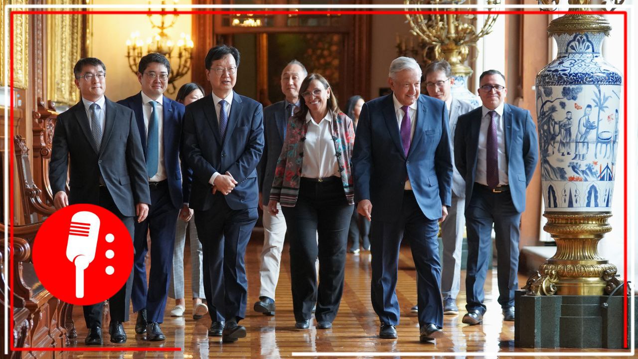 “Es probable que continuemos trabajando juntos”: AMLO tras reunirse con el director general de Samsung