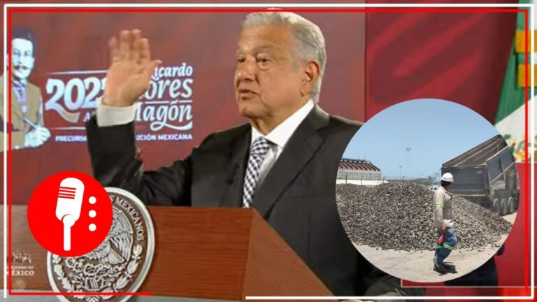 AMLO confirma que Secretaría de Marina resolverá mala logística de Asipona Veracruz, que ha retrasado entrega de balasto para el Tren Maya