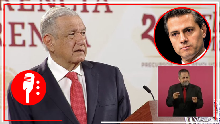 El presidente, Andrés Manuel López Obrador, afirmó que no existe pacto alguno ni se protege a Peña Nieto o a algún ex mandatario