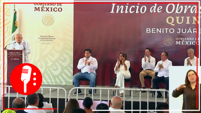 Andrés Manuel López Obrador reiteró que su gobierno seguirá aplicando la política de &#8220;abrazos, no balazos&#8221; como estrategia principal para pacificar al país