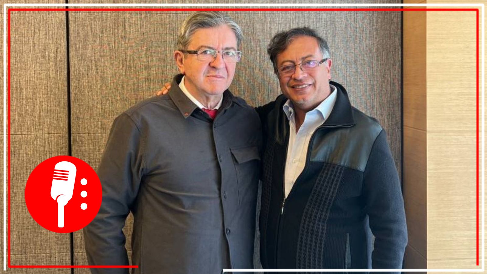 Jean-Luc Mélenchon, excandidato presidencial francés, se reunió con Petro en Bogotá