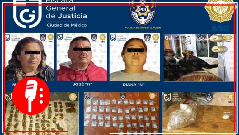 Policía capitalina detiene a 3 objetivos prioritarios del narcotráfico en Ciudad de México