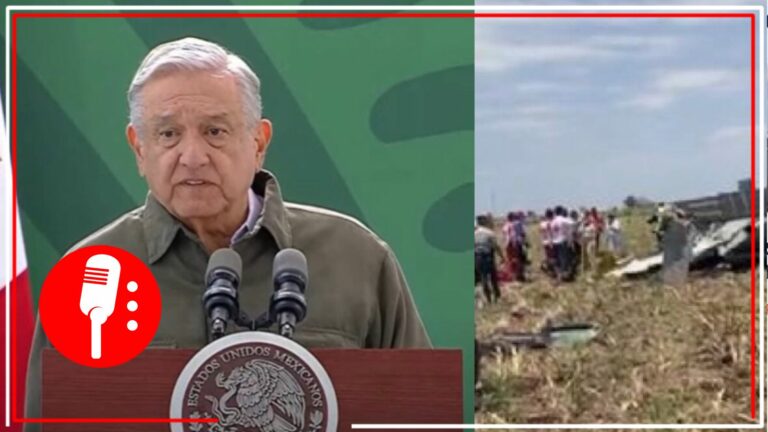 &#8220;Envío mi más sentido pésame&#8221;: Lamenta AMLO la pérdida de elementos de la armada tras desplome de helicóptero