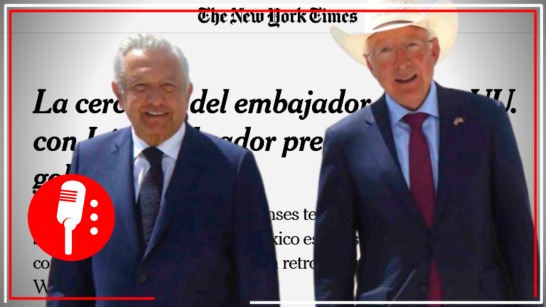 El presidente Andrés Manuel López Obrador lamenta editorial del New York Times, en donde se lanzan contra Ken Salazar y lo acusan de contradecir a Biden