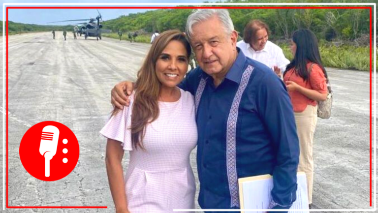 Andrés Manuel López Obrador supervisa Tren Maya y se reúne con Mara, gobernadora electa de Quintana Roo