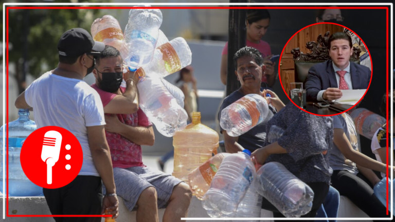 Ante crisis hídrica en Nuevo León, Samuel García propuso un &#8220;Plan Maestro&#8221; que contempla incrementar el precio en la tarifa del agua