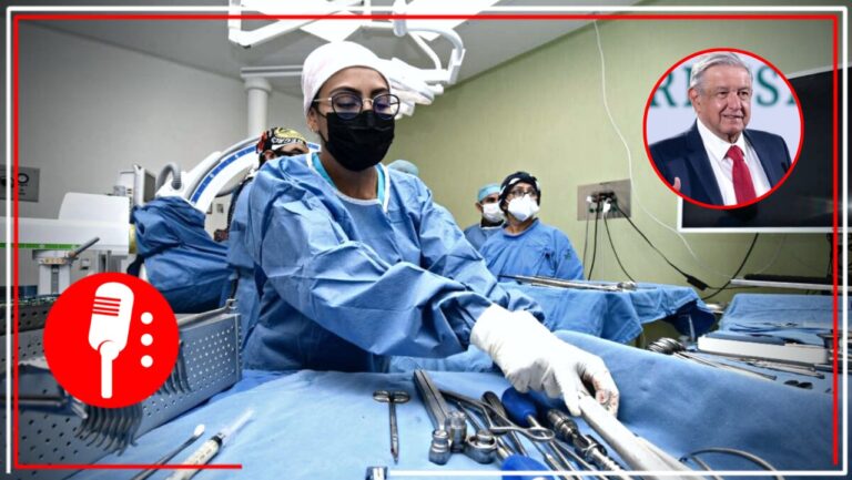 Andrés Manuel López Obrador señala que la situación en el sector salud está peor que la de educación