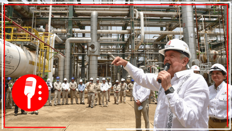El presidente Andrés Manuel López Obrador presentó planta que producirá 2 mil 500 toneladas diarias de fertilizante