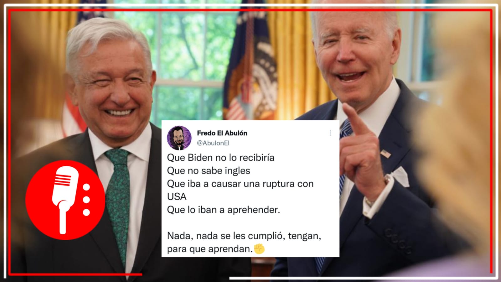 Pese a tendencia en contra: AMLO silencia a sus detractores en redes y mantiene una relación sólida con Joe Biden