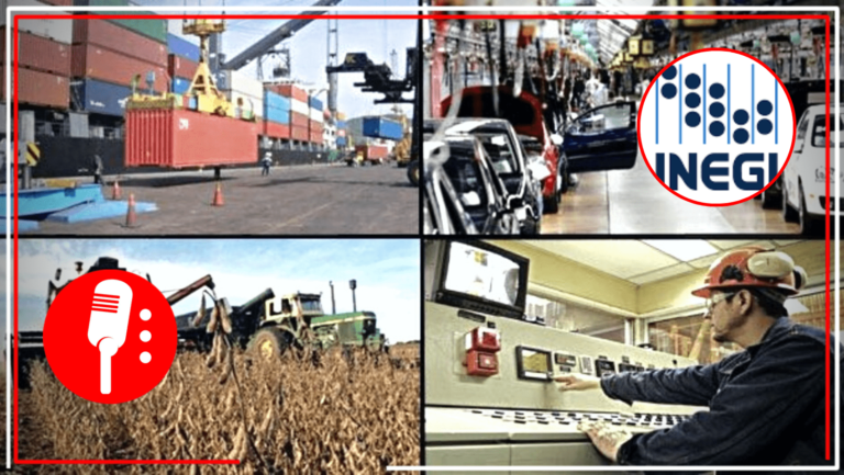 El INEGI informó que la actividad económica en México creció 2.1% durante el mes de junio