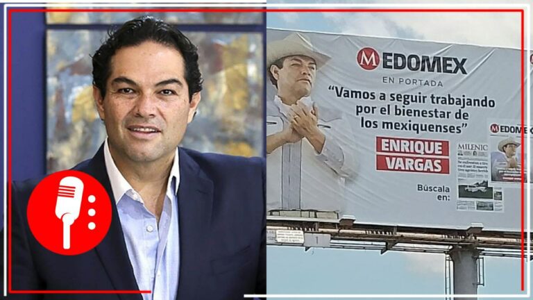 ¿Y el INE? diputado panista, a través de anuncios espectaculares de un medio naciona, comienza su campaña para el Edomex