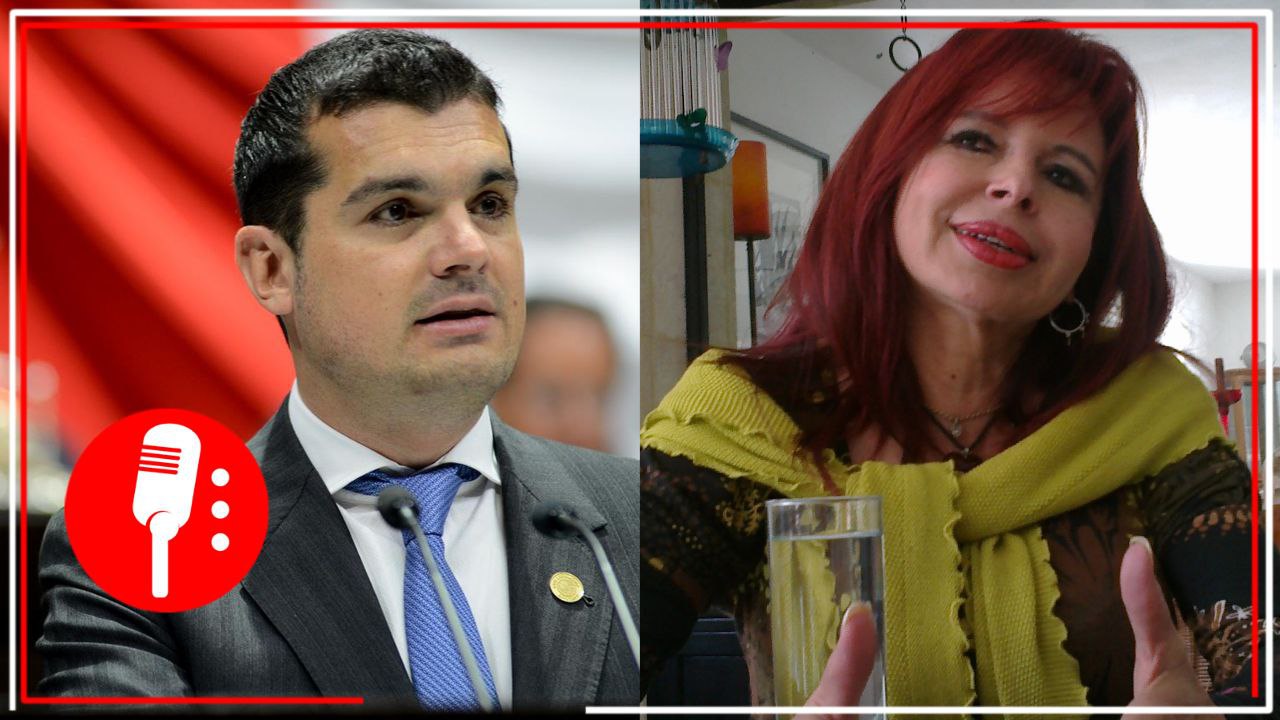 Jorge Triana, diputado del PAN, comparte presunto audio de Layda Sansores atacando a AMLO, pero el material claramente es falso
