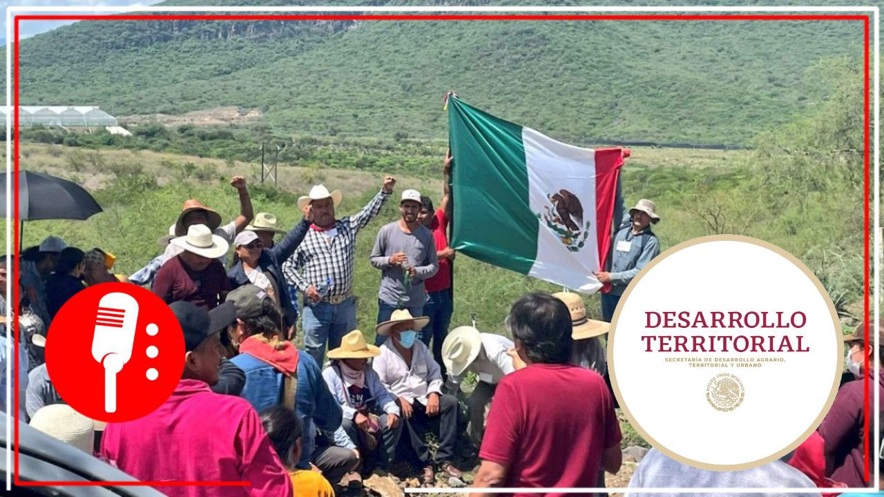 Gracias a la 4T y la Sedatu, ejidatarios de San Isidro, Jalisco, recuperan 121 hectáreas que les fueron arrebatadas por empresarios de EE.UU. desde 1939